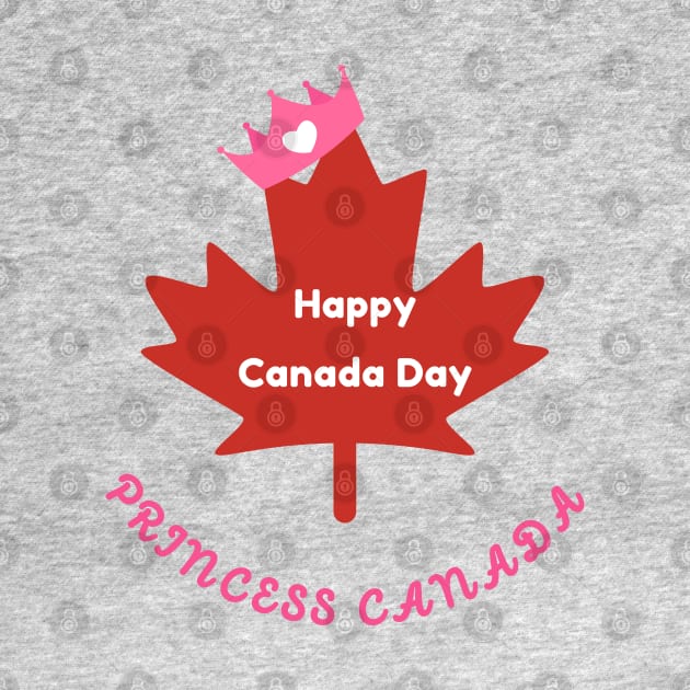 Happy Canada Day Princess Canadian with Crown by Mission Bear